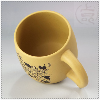 【上品宜兴紫砂杯 厂家批发 400ML黄段泥飞天盖杯支持代发 做礼品】价格,厂家,图片,杯子,宜兴市宜城街道周静紫砂工艺品商行-