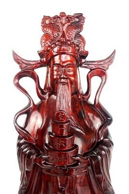 【厂家直销红木工艺品财神摆件 木质工艺品 武财神爷佛像 一件起】价格,厂家,图片,木质、竹质工艺品,如皋市下原镇振新红木工艺品厂-